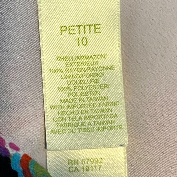 Sigrid Olsen Multicolor Paisley Vintage Pink A-Line Skirt sz 10 - Picture 7 of 9